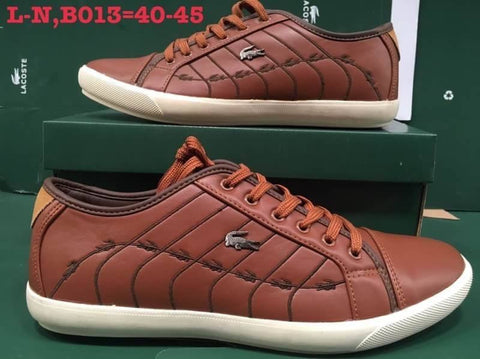 LC109   รองเท้าหนังลาครอส LACOSTE