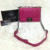 กระเป๋า Chanel Boy งานพรีเมี่ยม ขนาด 10"  สวยๆ